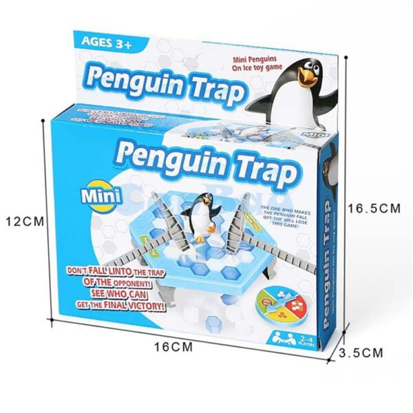 MINI Ice Breaking Save The Penguin Family Fun Game Penguin Trap Activate Funny Table Game Interactive 3