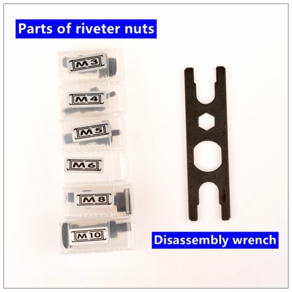 MXITA Riveter Gun Auto rivet tool 12 Blind Rivet Nut Gun Heavy Hand INSER NUT Tool 3