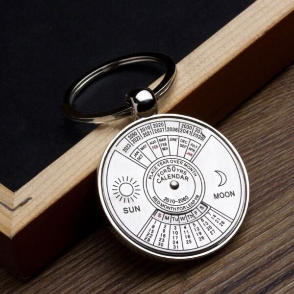 Mini Perpetual Calendar Keychain