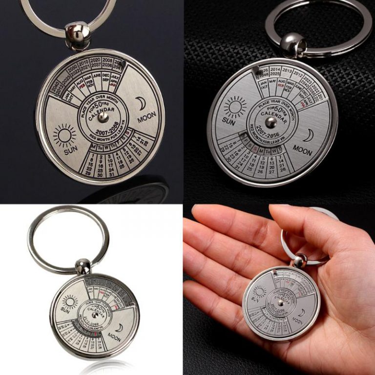 Mini Perpetual Calendar Keychain JOOPZY