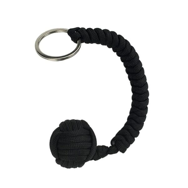 Monkey Fist Steel Ball Outdoor Security Protection Bearing Self Defense Lanyard Survival Tool Key Chain Multifunctional 4.jpg 640x640 4