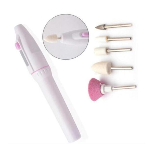 New 5 In 1 Nail Trimming Kit Electric Manicure Pedicure Kit Electric Salon Shaper Pedicure Polish 5