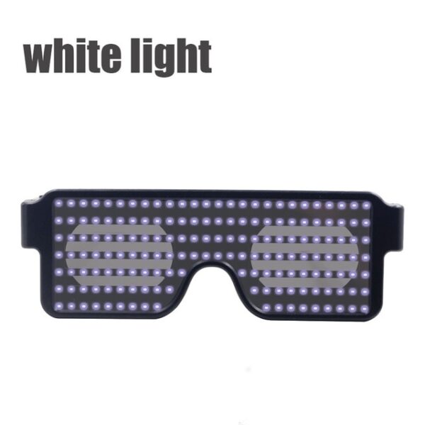 New 8 Modes Quick Flash Led Party Glasses USB charge Luminous Glasses Christmas Concert light Toys 1.jpg 640x640 1