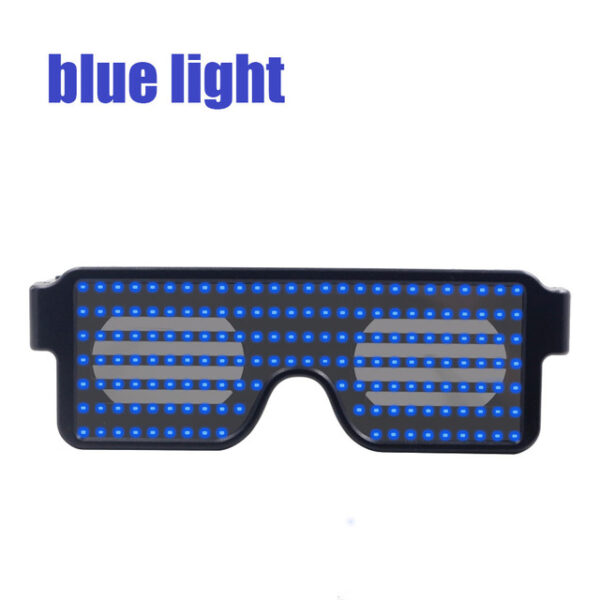 New 8 Modes Quick Flash Led Party Glasses USB charge Luminous Glasses Christmas Concert light Toys 2.jpg 640x640 2