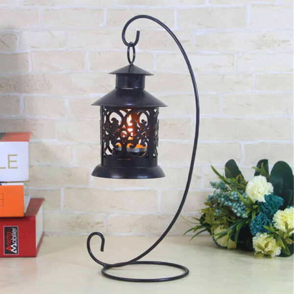 Fou faiga 1pc Uamea faʻaipoipo Candle Umia Candlestick Glass Ball Lantern tautau Tu Low Tau 1