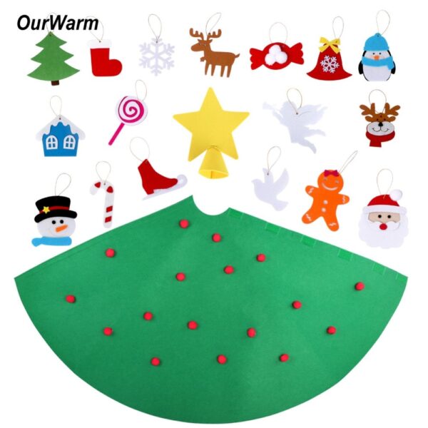 Our Warm 3D DIY Felt Toddler Christmas Tree 4