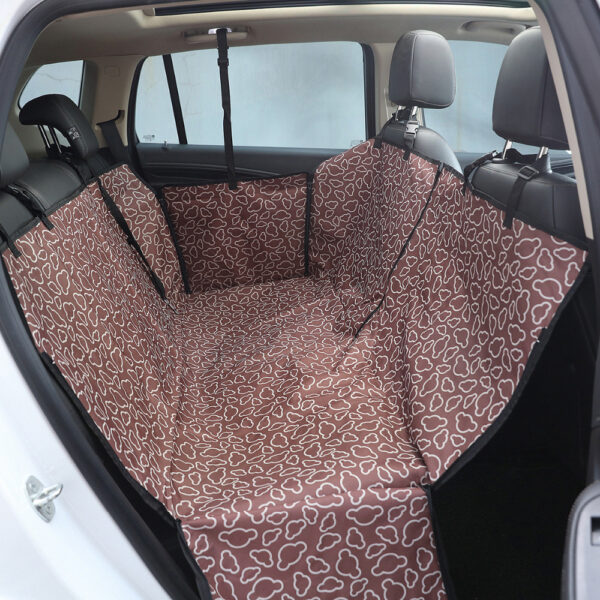 Pet carriers Oxford Fabric Paw pattern Car Pet Seat Cover Dog Car Back Seat Carrier Waterproof 3