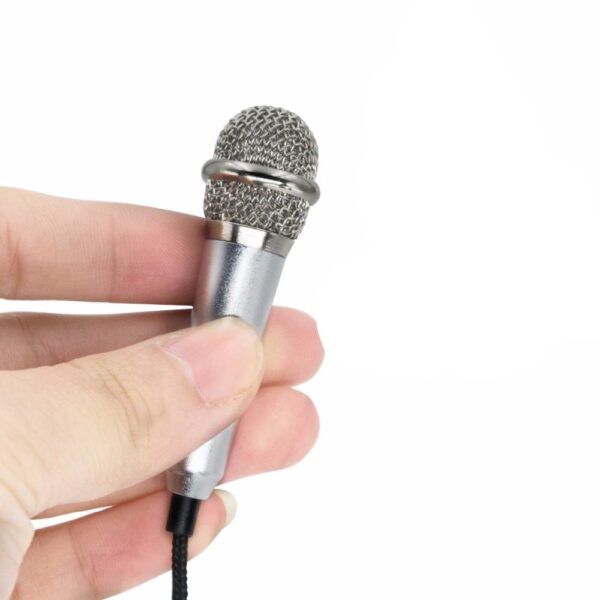 Portable Mini smart microphone Stereo Condenser Mic for for mobile phone PC Laptop Chatting Singing Karaoke 2