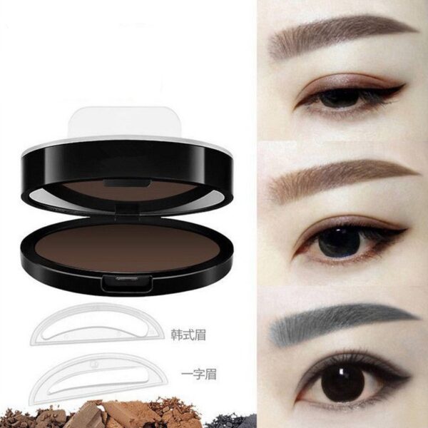 Professional Natural Eyebrow Stamp Waterproof Eyebrow Powder Seal Quick Makeup Eye Brow Cosmetic Beauty Makeup 2