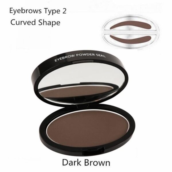 Professional Natural Eyebrow Stamp Waterproof Eyebrow Powder Seal Quick Makeup Eye Brow Cosmetic Beauty