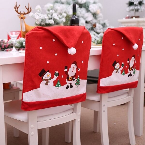 Santa Claus Mrs Claus Cap Chair Covers Christmas Dinner Table Decoration for Home Chair Back Cover.jpg 640x640