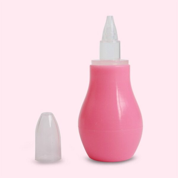 Silicone nga Bag-ong Natawo nga Bata nga Bata nga Nose Aspirator Toddler Nose Cleaner Infant Snot Vacuum Sucker Soft Tip Cleaner 2.jpg 640x640 2