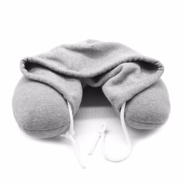 Soft Hooded U Pillow Cushions Travelling Pillows Body Neck Support Napping for Sleeping Travel Pillows Plane 1