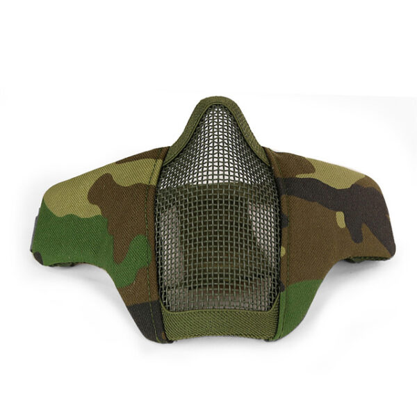 Tactical Half Face Mask Metal Wire Steel Net Mesh Airsoft Paintball Hunting Protective Breathable Mask for 9.jpg 640x640 9