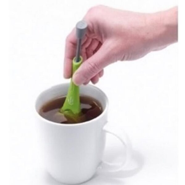 Tea Infuser Built in plunger Healthy Intense Flavor Reusable Tea bag Plastic Tea Coffee Strainer Measure