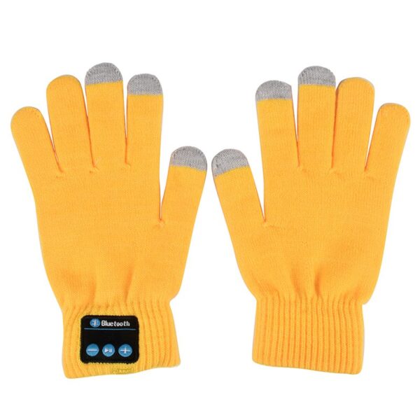 Unisex Bluetooth Gloves Women Men Winter Knit Warm Mittens Call Talking Gloves Mobile Phone Pad 4 2