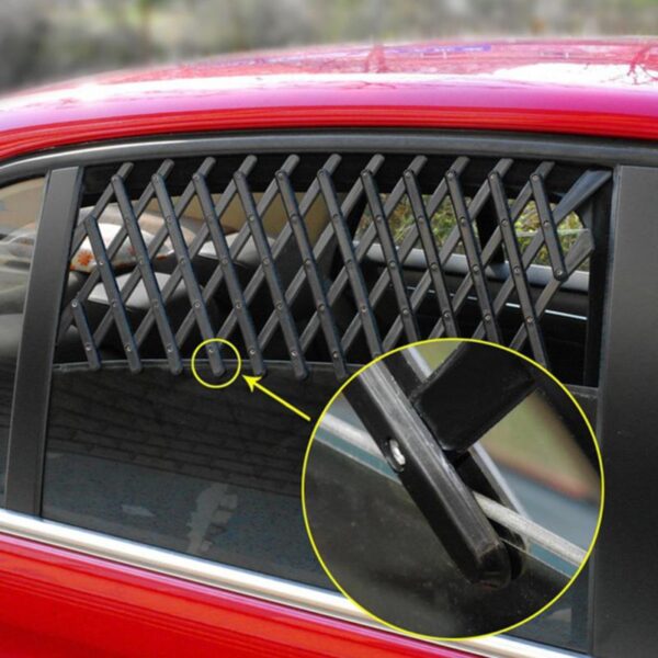 Universal Car Window Travel Vent Pet Dog Puppy Security Ventilation Grill Mesh Vent Guard Telescopic fence 4