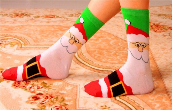 Babaye Ug Lalaki Pasko Cotton Sock Cartoon Animal Paradise Baga Cute Komportable Stripe Mubo Ankle Soxs 3