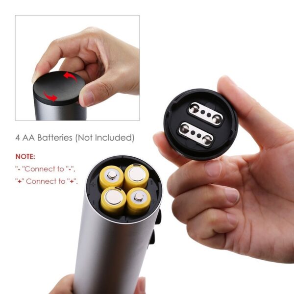 YOTOP 3 Kolor nga Electric Wine Opener Electric Automatic Wine Bottle Opener Automatic Corkscrew nga May Foil Cutter 4