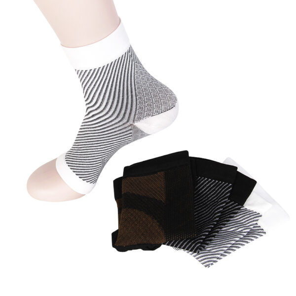 david angie Unisex Nam nữ Toeless Plantar Fasciitis Compression Socks Hell Arch Đau Giảm đau Mắt cá chân 4