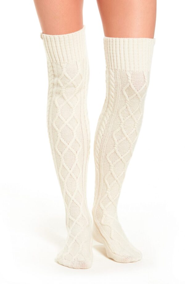 ugg cable knit over the knee socks original 8865126 scaled