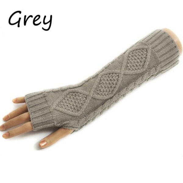 1 Pair Fashion Autumn Winter Spring Warm Women Ladies Girl Solid Gloves Arm Warmer Long Fingerless 10.jpg 640x640 10