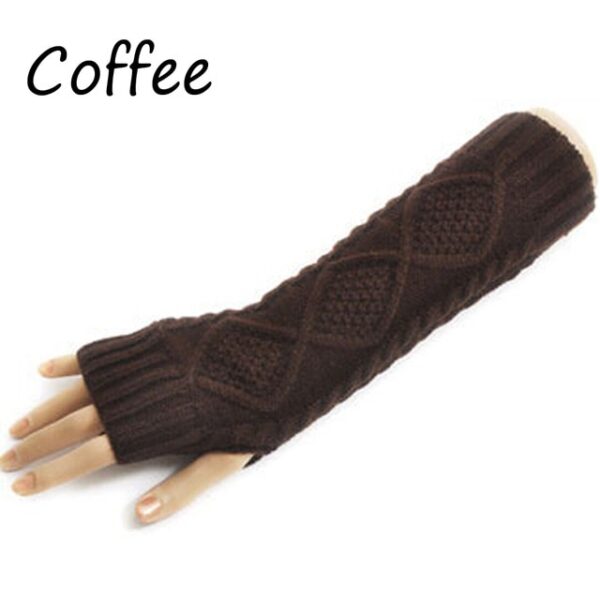 1 Pair Fashion Autumn Winter Spring Warm Women Ladies Girl Solid Gloves Arm Warmer Long Fingerless 12.jpg 640x640 12