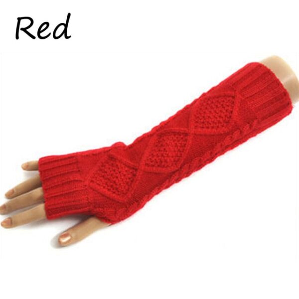 1 Pair Fashion Autumn Winter Spring Warm Women Ladies Girl Solid Gloves Arm Warmer Long Fingerless 9.jpg 640x640 9