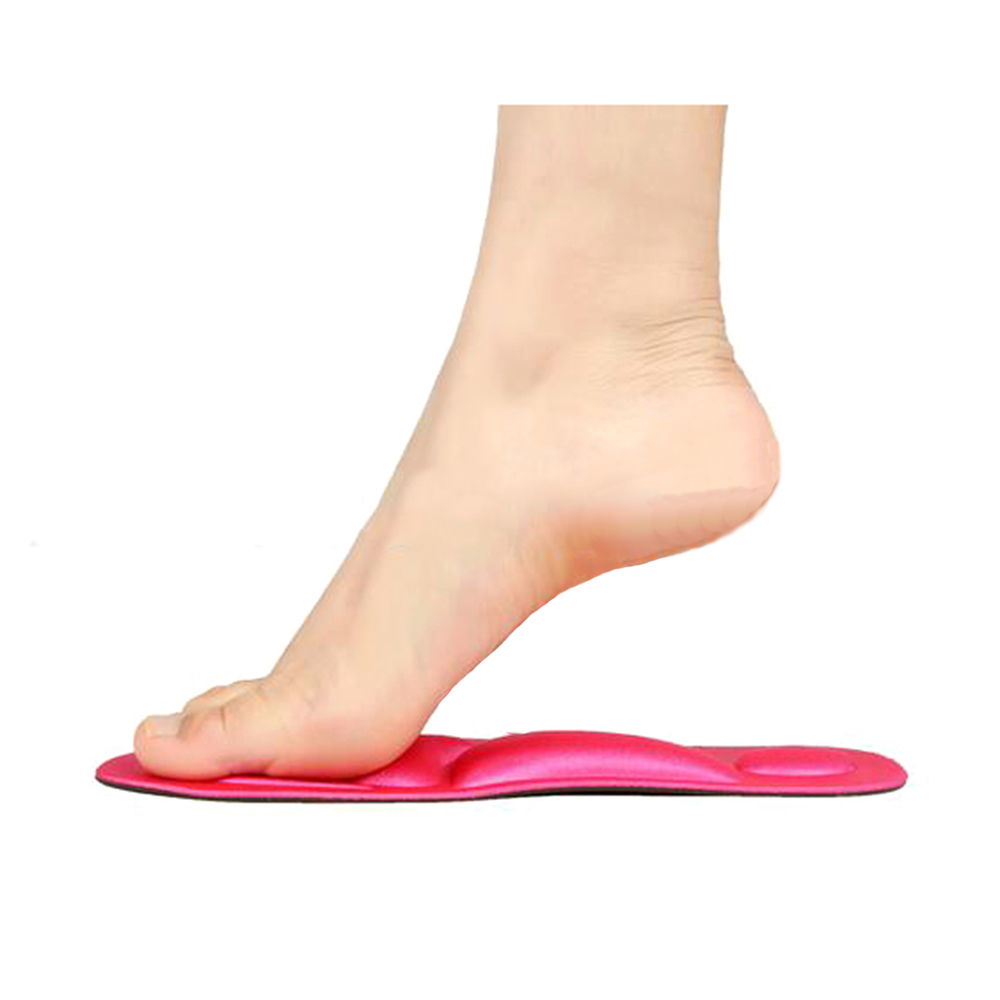 NEW 4D Unisex Sponge Soft Insole High Heel Shoe Pain Relief Insert Cushion Pad 
