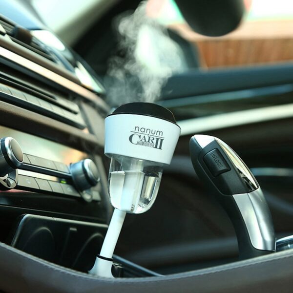 12V Mini II Car Humidifier Air Oil Aroma Mist Diffuser Purifier 2 USB Port Car air 5