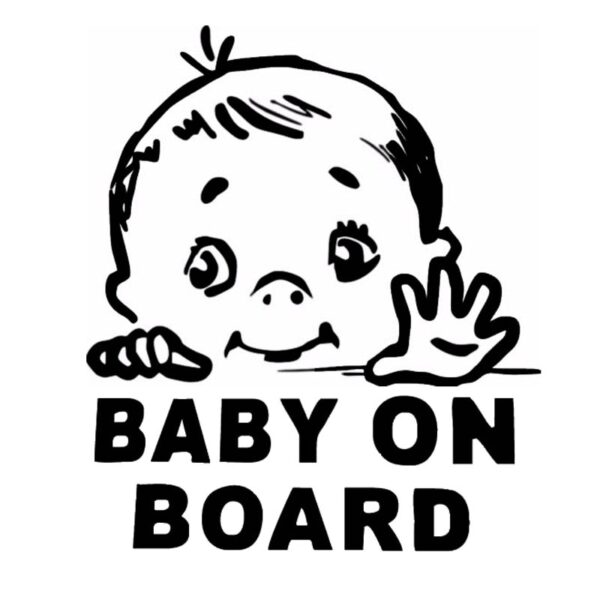 13 1 15 2CM Lovely Child BABY ON BOARD Safety Sign Car Stickers And Decal Vinyl