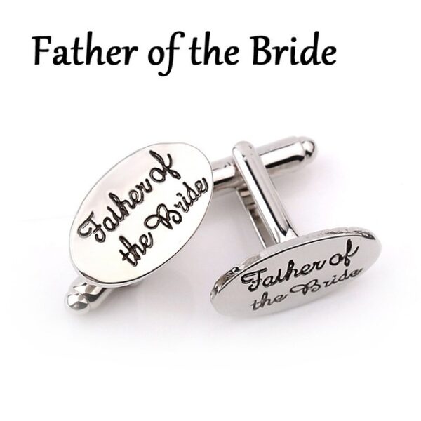 13 Style Men s Fashion Silver Oval Wedding Jewelry Cufflinks Groom Best Man Best Friend French 4.jpg 640x640 4