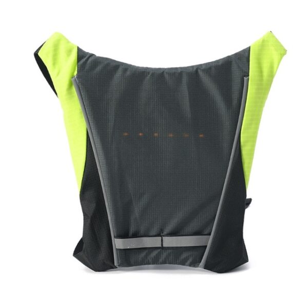 1PC Cycling Vest Outdoor Warning Light Safety Jacket Signal Wireless Remote Control Bike Accessories