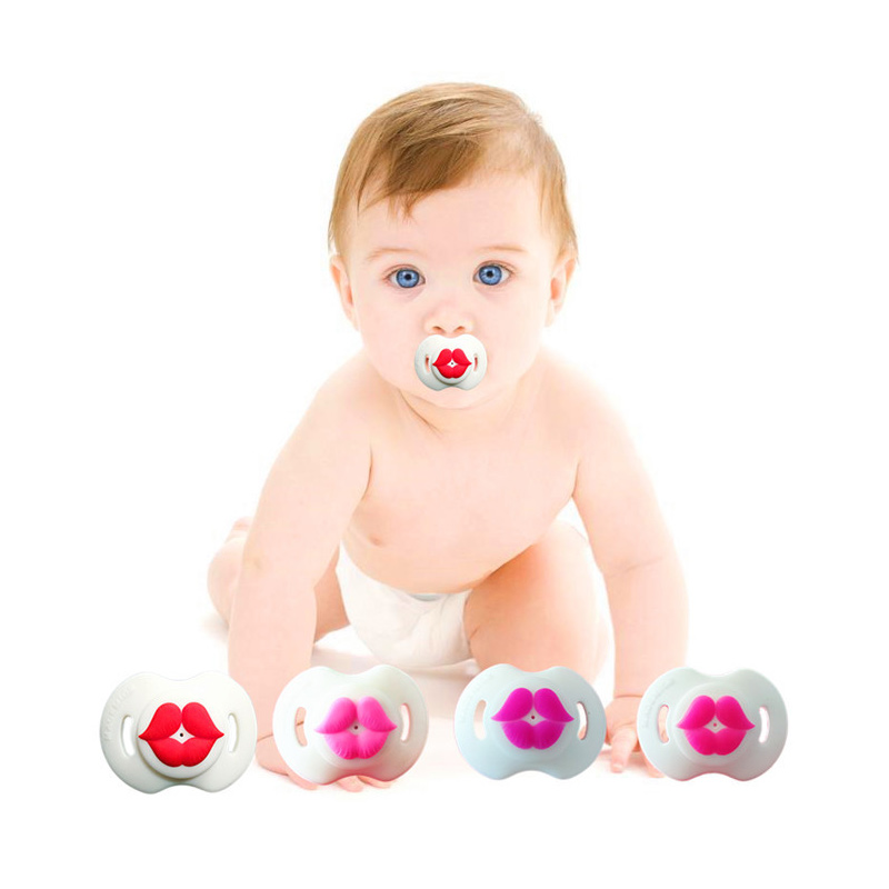 Baby Pacifier Funny Dummy Nipple Teether Soother Toddler Pacy Orthodontic Teat 
