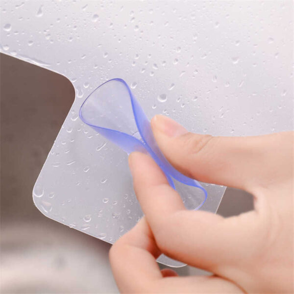 1Pcs New Creative Kitchen Wash Basin Sucker Plastic Water Splash Guards Dish Washing Baffle Sink Board 4