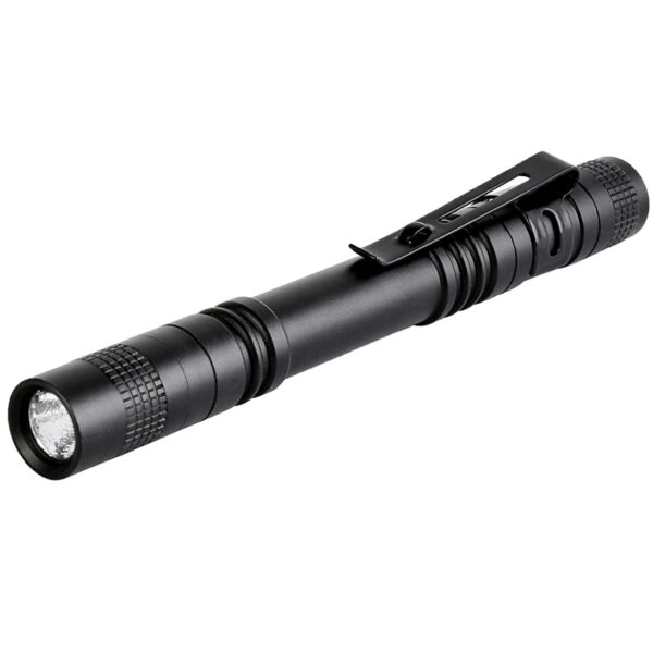 1 יחידות Q5 LED בהיר מיני עט פנס 1000 לומן קליפ מנורת כיס אור פנס נייד דק במיוחד 1