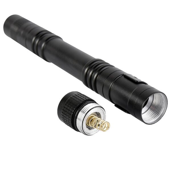 1Pcs Q5 LED Bright Mini Penlight 1000 Lumens Clip Pocket Lamp Light Ultra Flim Portable Flashlight 2