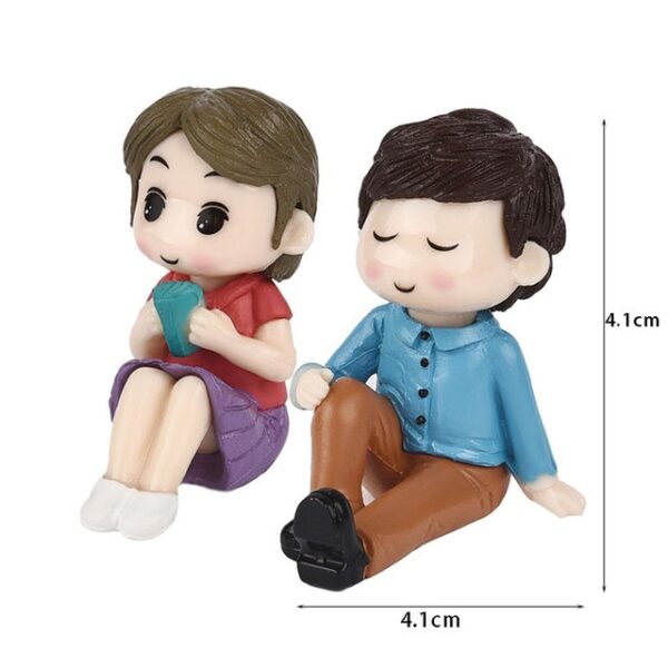 1set Sweety Lovers Couple Chair Figurines Miniatures Fairy Garden Gnome Moss Valentine's Day Gift Resin 27.jpg 640x640 27