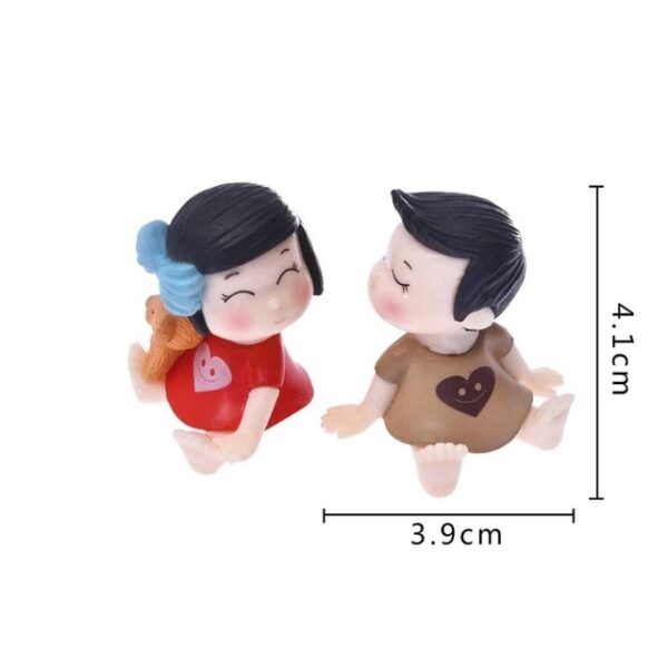 1set Sweety Lovers Couple Chair Figurines Miniatures Fairy Garden Gnome Moss Valentine's Day Gift Resin 3.jpg 640x640 3