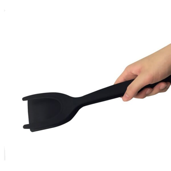 2 In 1 Grip and Flip Tongs Egg Spatula Tongs Clamp Pancake Fried Egg French Toast 2