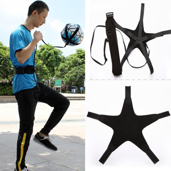 2018 Soccer Ball Juggle Bags Children Auxiliary Circling Belt Kids Football Training Equipment Solo Soccer Trainer 3
