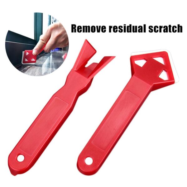 2Pcs Set Scraper Floor Cleaner Angle Tile Glass Glue Residual Remove Shovel Tool 4