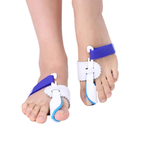 2 pcs 1 pasang Silicone Gel kaki Besar Toe Pemisah Alat Perawatan Thumb Protector Bunion Korektor Adjuster