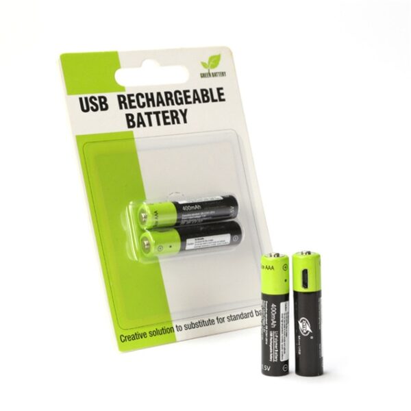 2pcs 4pcs ZNTER AAA Lithium Rechargeable Battery Accumulators 1 5V 400MAH li ion Battery Screwdriver
