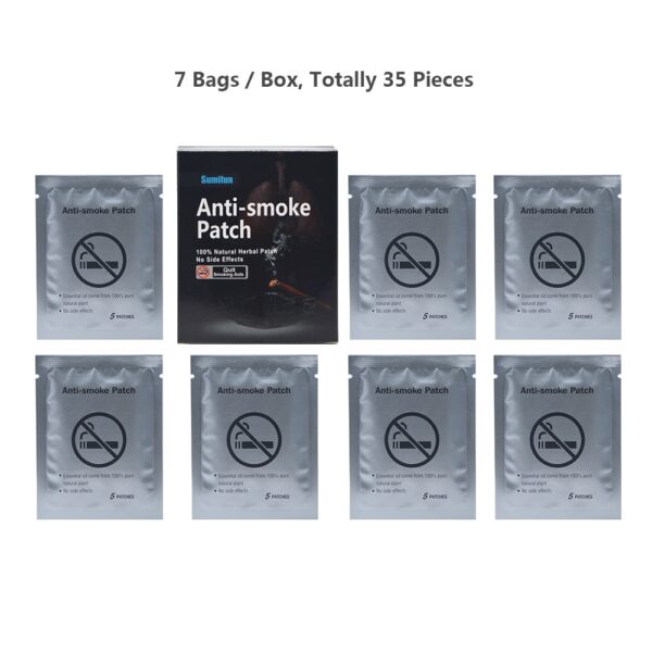 35 pezzi cerotto anti fumo smettere di fumare balsamo patch ingrediente naturale cerotto per smettere di fumare salute 3