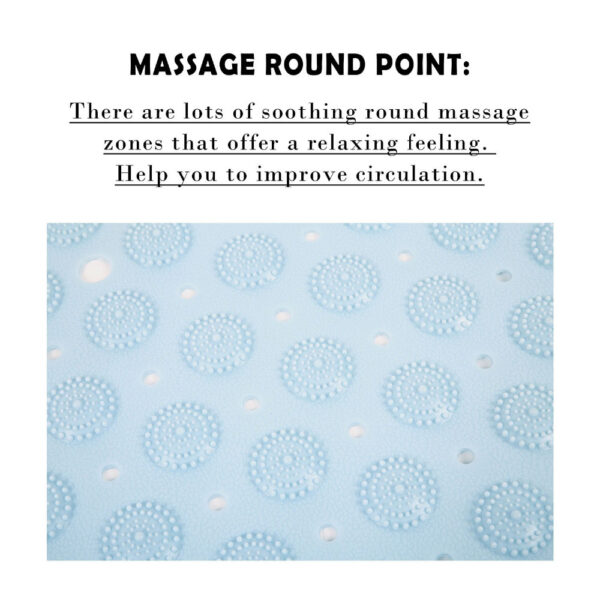 40cmx100cm Extra Long Bathtub Mat Non Slip Anti Bacterial Suction Cups Secure Mat To Tub 4