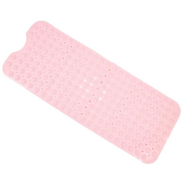 40cmx100cm Extra Long Bathtub Mat Non Slip Anti Bacterial Suction Cups Secure Mat To