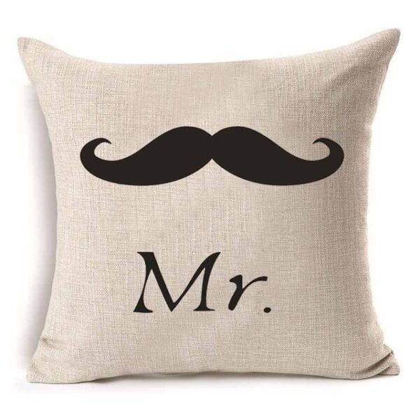 43 43cm Gugma Mr Mrs Cotton Linen Throw Pillow Cushion Cover Valentine's Day Gift Home 18.jpg 640x640 18