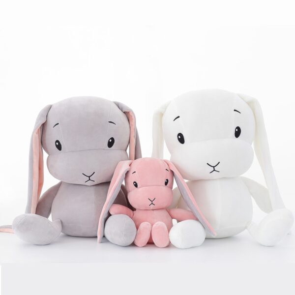 50CM 30CM Bréagáin plush coinín gleoite gleoite Bréagáin Leanbh Ainmhithe Bunny Stuffed Baby leanbh in éineacht le codladh