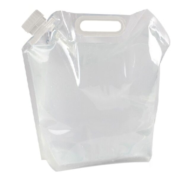 5L Inom nga Tubig Container Bag Portable Collapsible Foldable Safety Sealed Water Bag alang sa Outdoor Camping